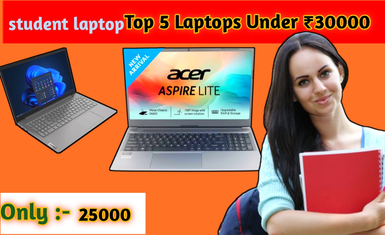 Top 5 Laptops Under ₹30,000 Best Deals, Features, and Performance