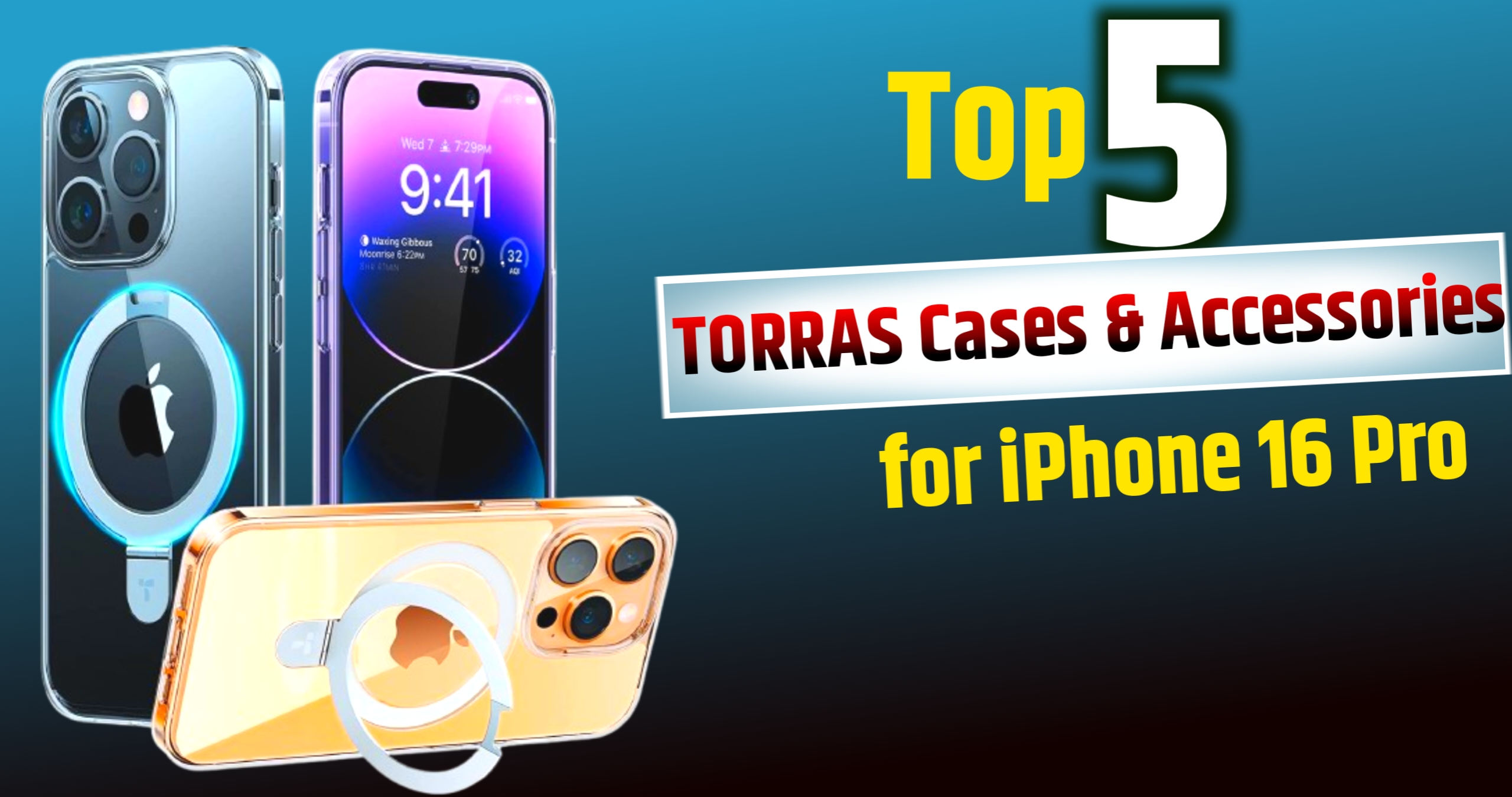 Top 5 TORRAS Cases and Accessories for iPhone 16 Pro