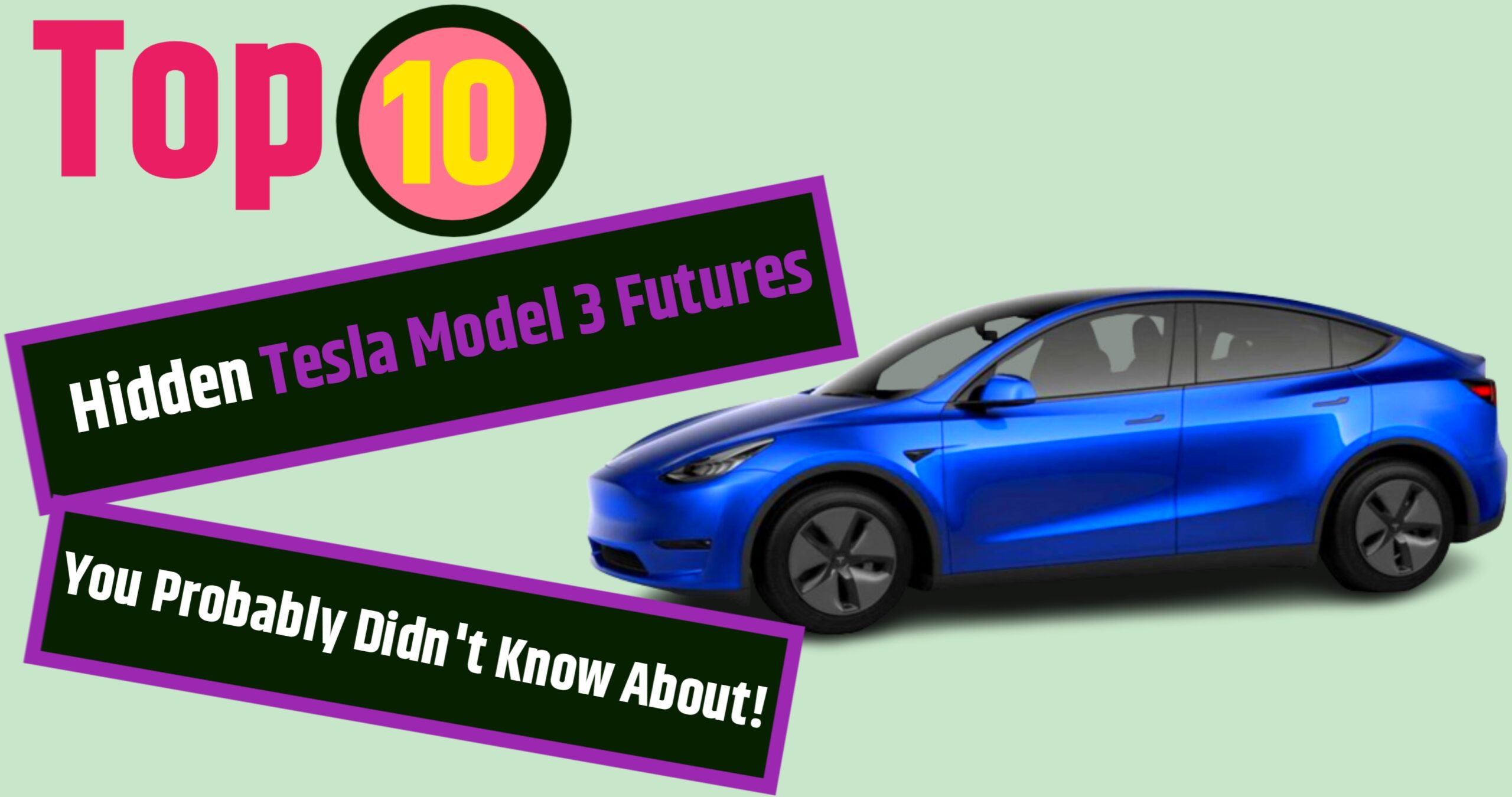 Top10 Hidden Tesla Model 3 Features You Probably Didn't Know About!