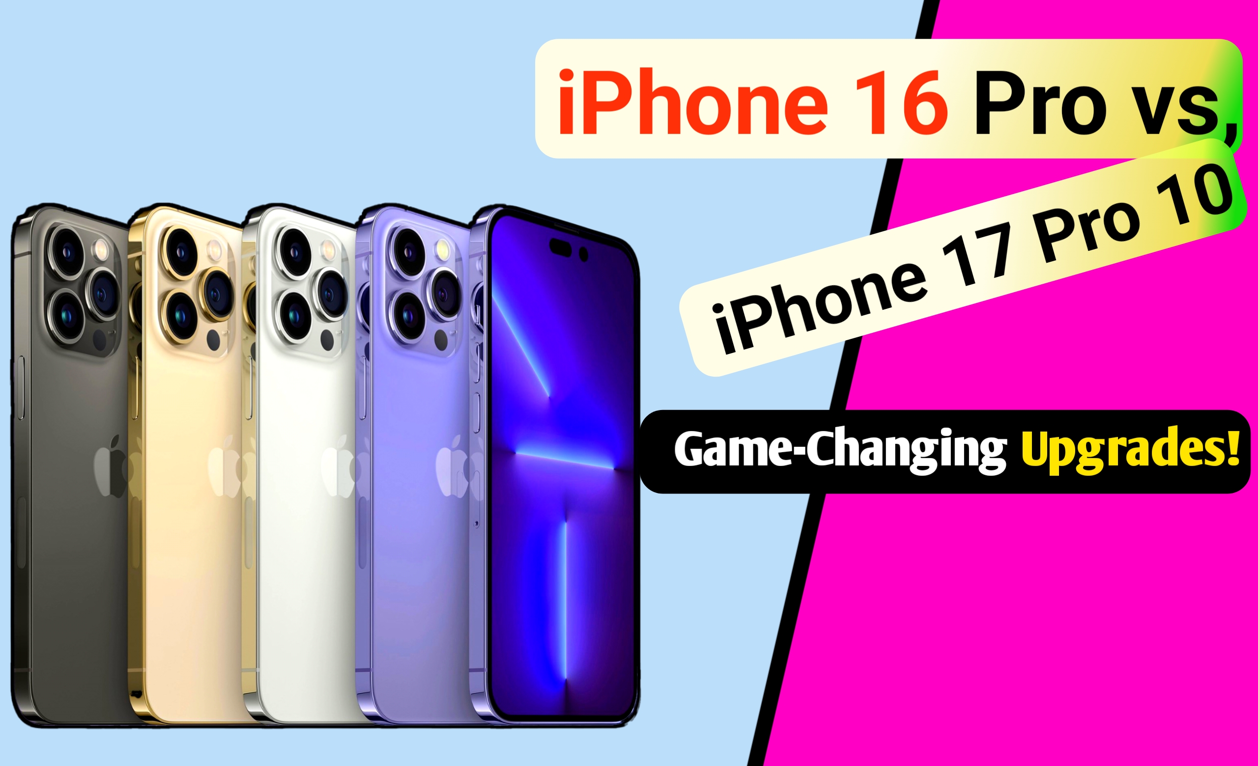 iPhone 16 Pro vs. iPhone 17 Pro10 Game-Changing Upgrades!