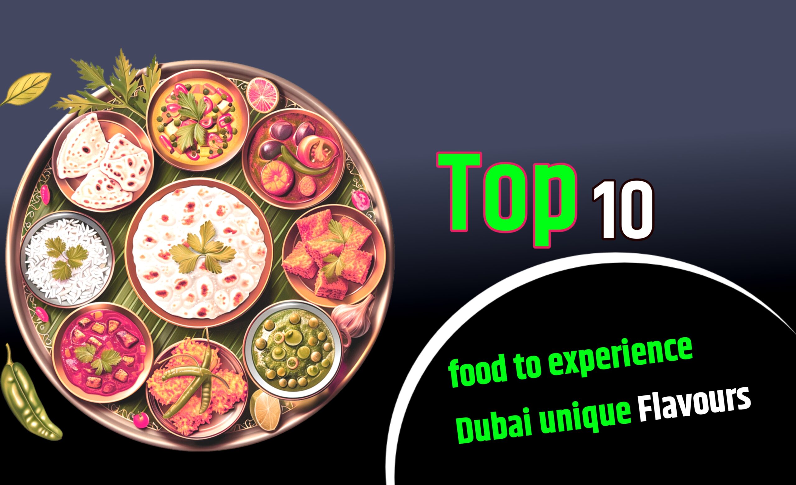 Top 10 Foods to Experience Dubai’s Unique Flavors