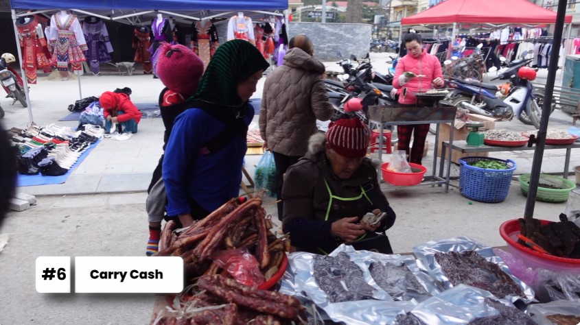 Carry cash